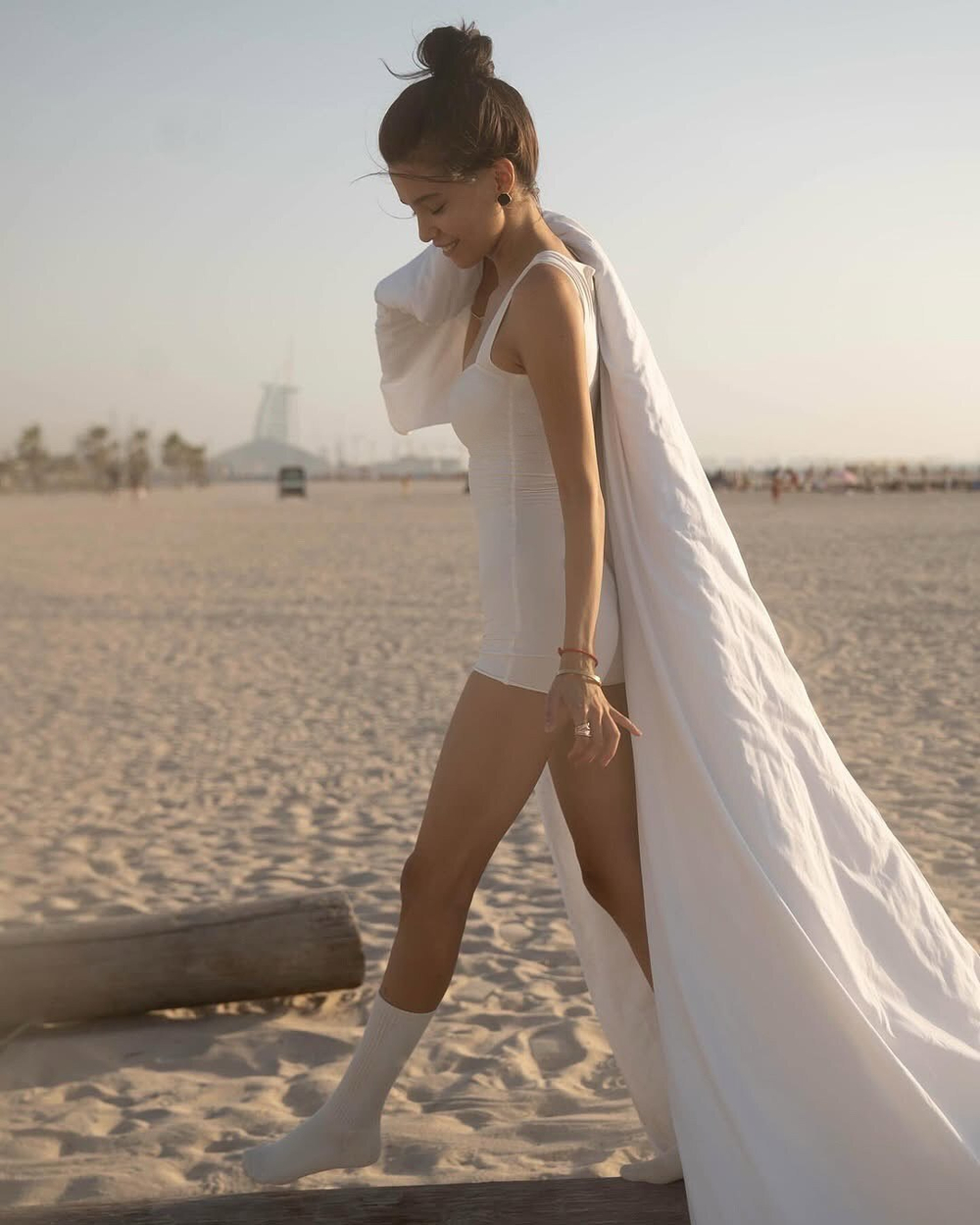white overall