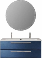 Тумба с раковиной Cezares ECO-CER-N 120 ECO-CER-N-1200-2C-SO-SPF-P сапфир