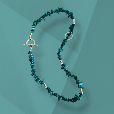 Ожерелье. Змеиная доброта. Малахит