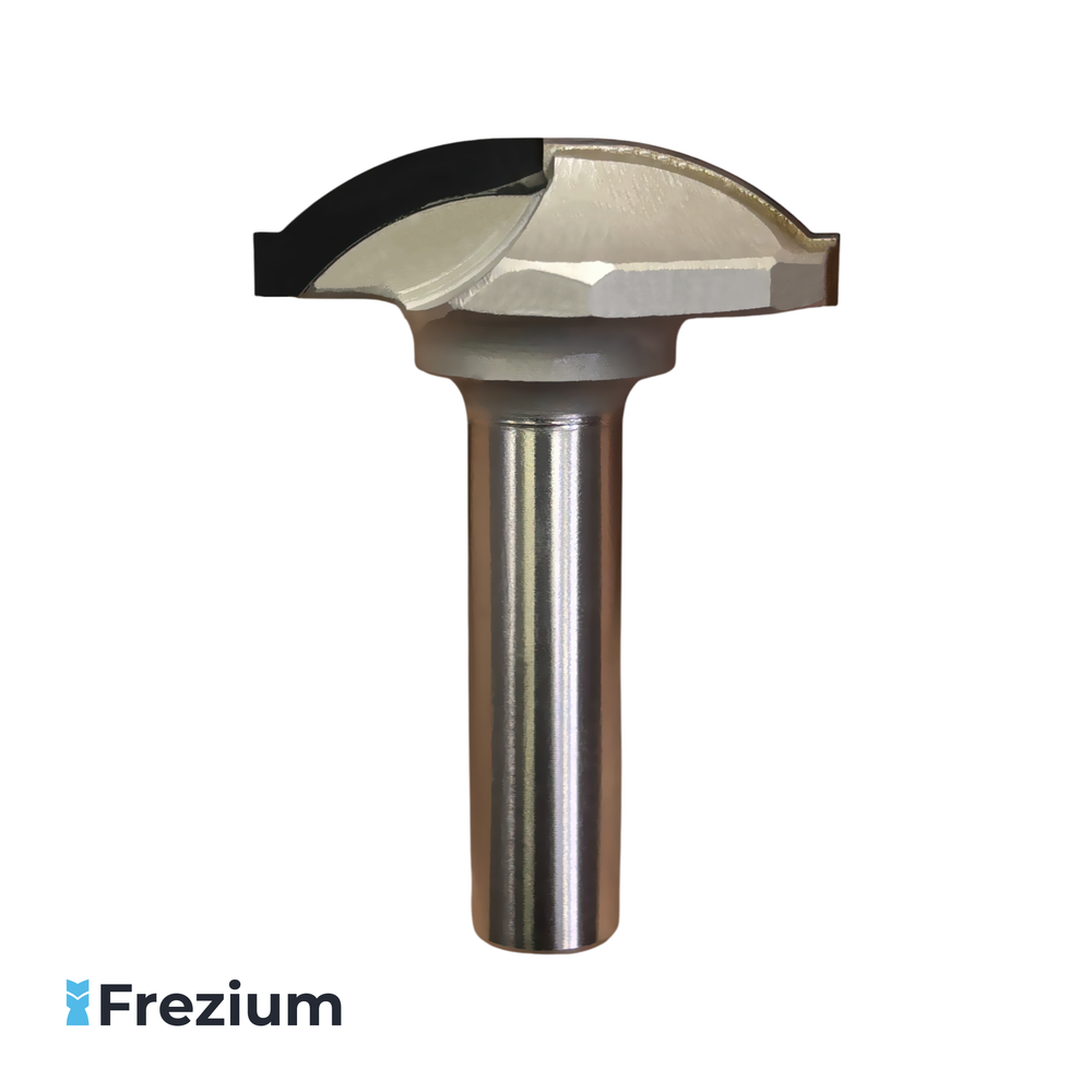 Пазовая фасонная фреза алмазная по дереву "O.G.Germany" (44x12x12 R25; 1744392 PCD)