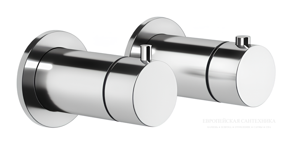 Термостат Gessi Anello, встраиваемый, на 3 потребителя, цвет Chrome