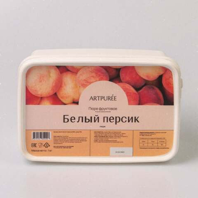 Фруктовое пюре Белый персик, ArtPuree, Россия