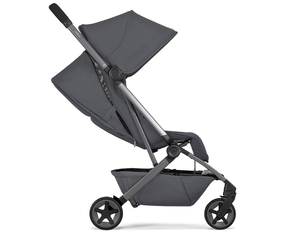 Детская прогулочная коляска Joolz Aer 2 с бампером Stone Grey/Black Carbon