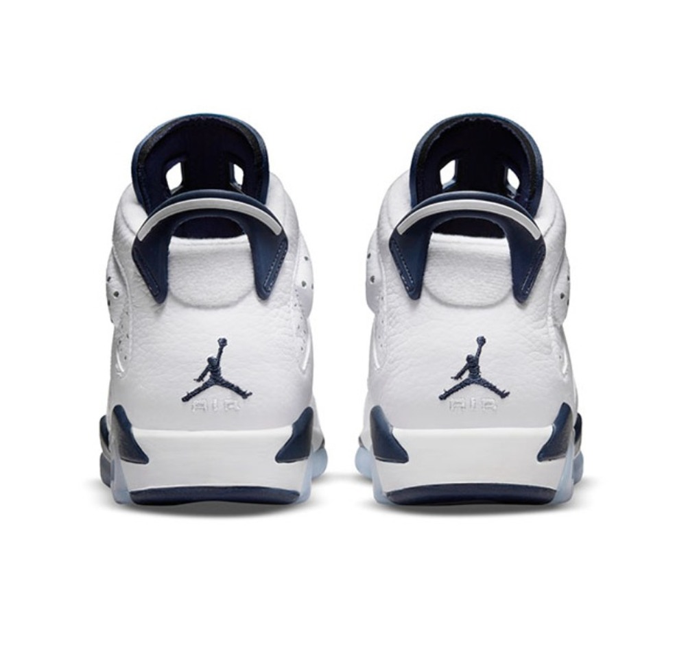 Женские кроссовки Air Jordan 6 retro "midnight navy" 384665-141