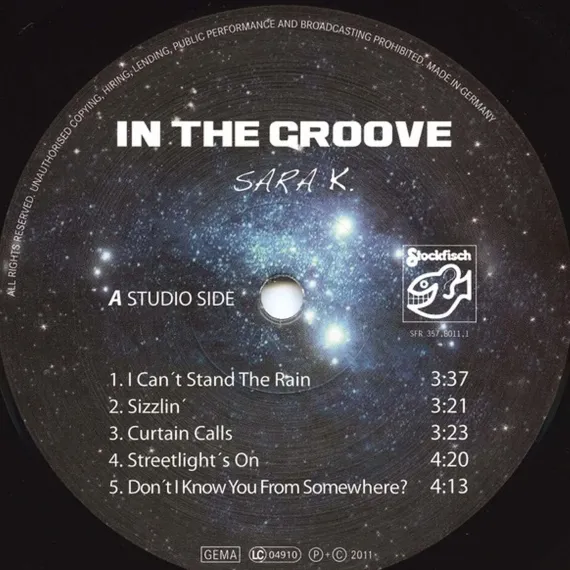 Sara K. - In The Groove 180g LP