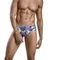 Мужские плавки фиолетовые с принтом Clever Moda TIDE SWIMSUIT BRIEF 166119
