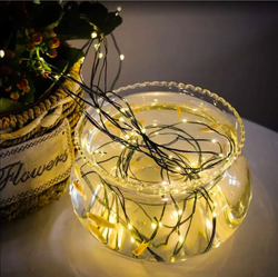 Гирлянда Роса на зеленом проводе