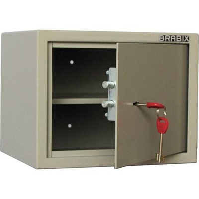 Сейф мебельный BRABIX D-24m (в240*ш310*г260мм;7кг), ключ, крепл. к стене
