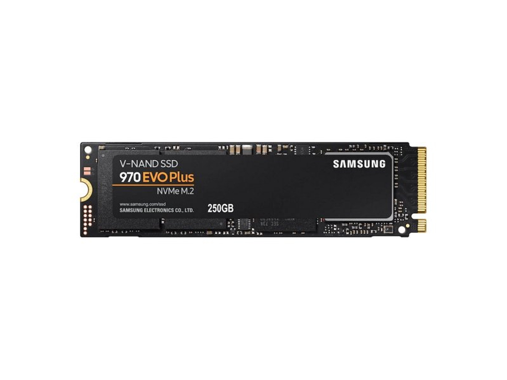 SSD накопитель Samsung 970 EVO 250ГБ, M.2 2280, PCIe 3.0 x4, NVMe [MZ-V7S250B/AM]