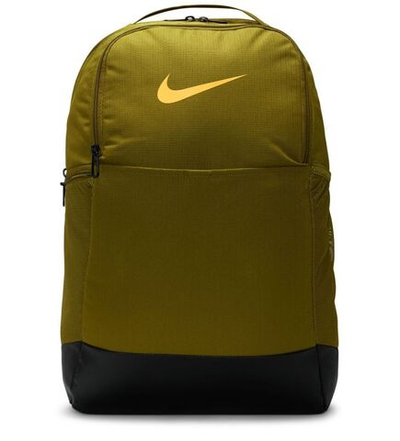 Рюкзак теннисный Nike Brasilia 9.5 Training Backpack - olive flak/black/vivid orange