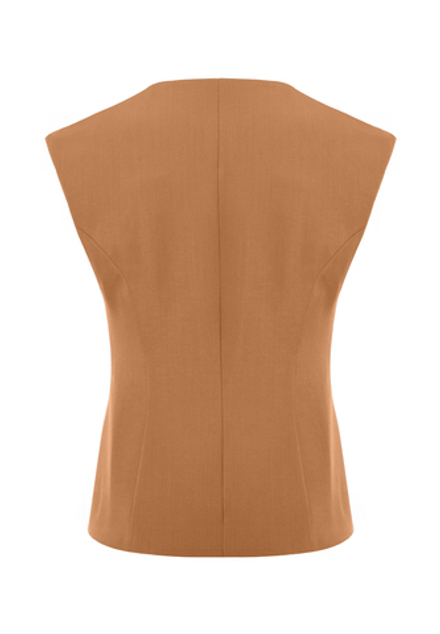 Жилет с крупными пуговицами