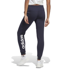 Женские теннисные брюки adidas Essentials Linear French Terry Cuffed Training Pants Women - Dark Blue, White