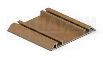 Направляющая нижняя двухполозная (5,40 м) Вишня