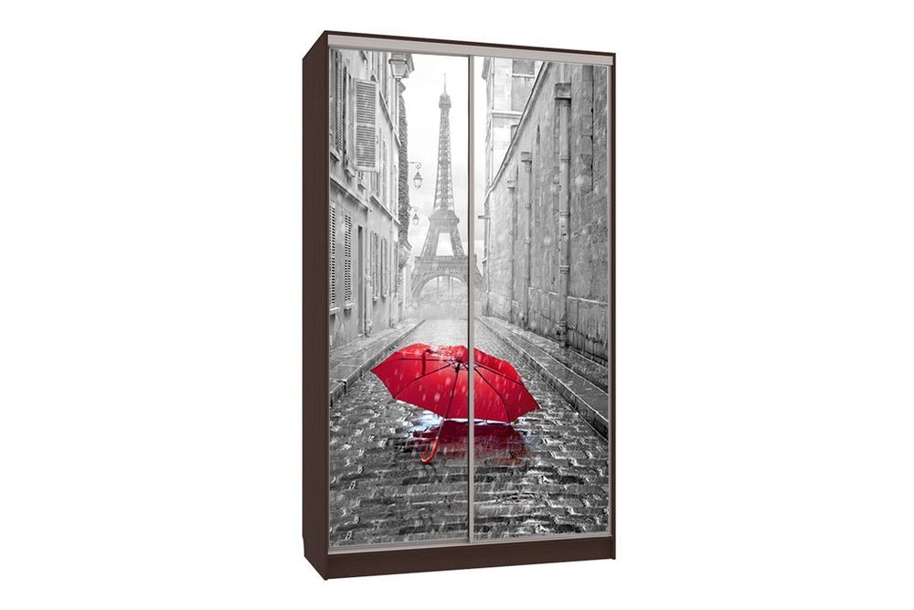 Шкаф-купе "Рио-7 600 Париж 3" (венге), ЛДСП 16 мм, Мебельсон