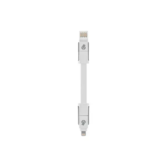 uBear Switch Keyring Cable Silver