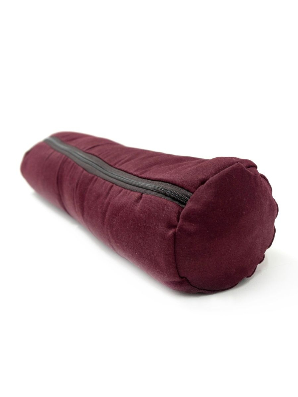 Валик из гречихи с хлопковым чехлом 50х10см