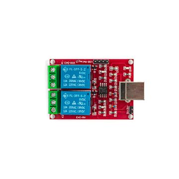 Реле 5В 2канала с разъемом Type-B