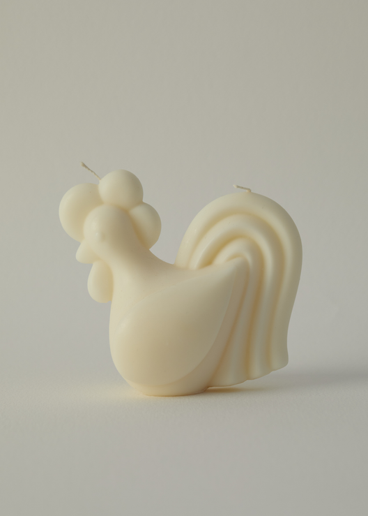 Свеча Петушок, белый / Notem