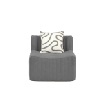 Бескаркасное кресло BuySoft (серый)