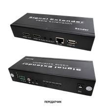 Комплект передачи HDMI, 2xUSB, ИК по Ethernet TLN-HiKM2+RLN-HiKM2