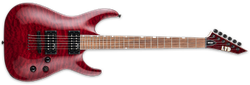 ESP LTD MH-200QM NT SEE THRU Black Cherry