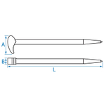 KING TONY (9TK316) Монтировка кузовная, длина 405 мм