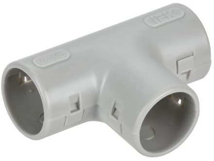 Тройник для жестких труб d25мм TIG-25 ELASTA IEK CTA10D-TIG25-K41-025