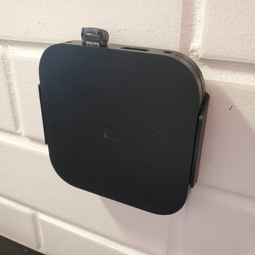 Набор 4 шт. Настенный кронштейн для Mi Box S (1 и 2 поколения), 3D печать