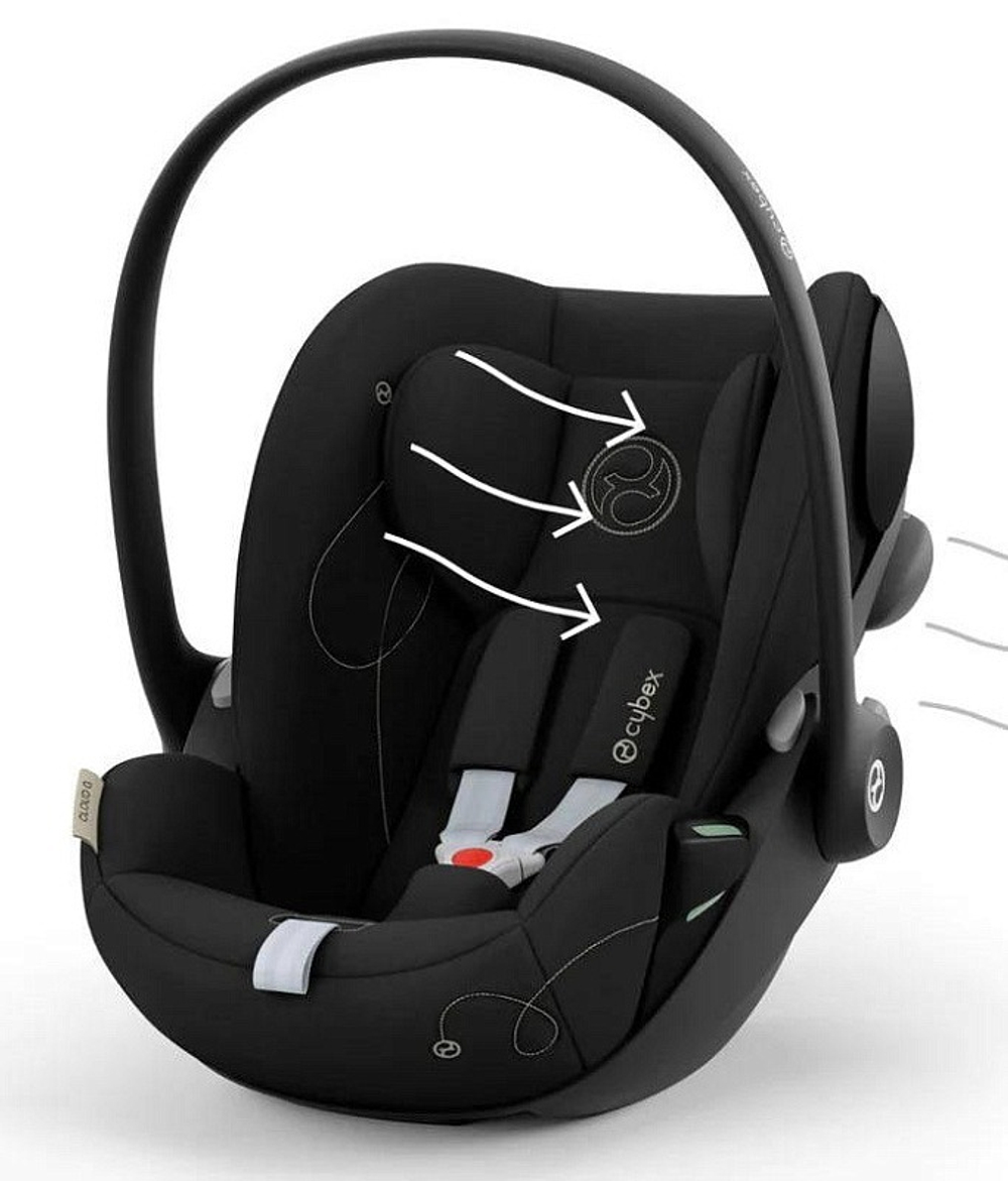 Автокресло Cybex Cloud G i-Size (0-13 кг), Moon Black