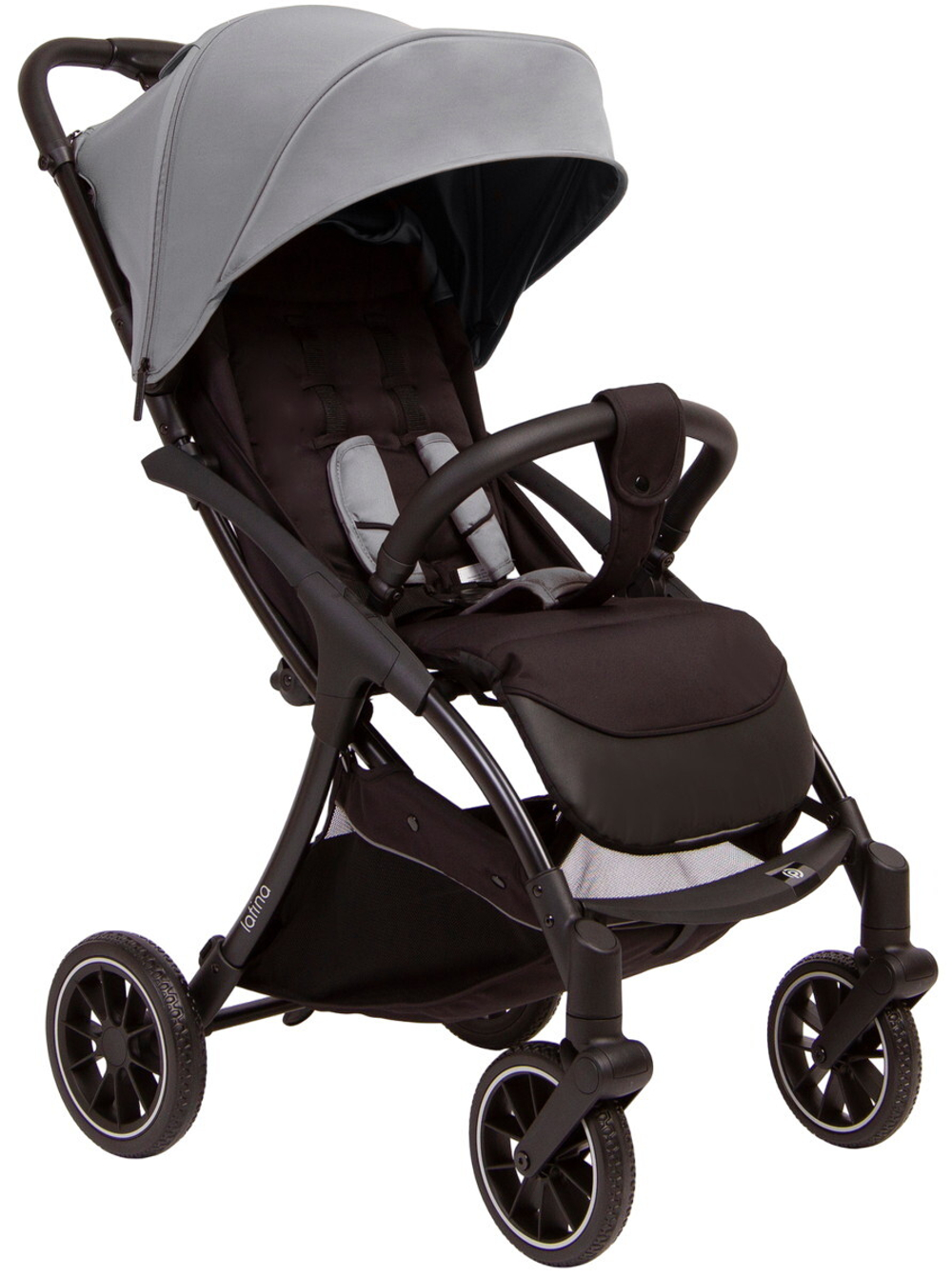 Детская прогулочная коляска Peppy Latina grey stone серая