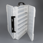 Коробка для воблеров двусторонняя 7+7 отделений (270*190*50мм)