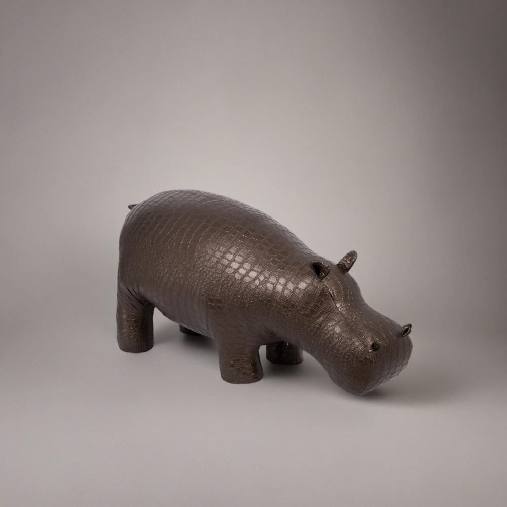 Банкетка Пуф Бегемот Коричневый большой