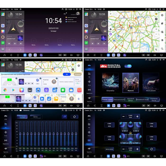 Магнитола для Audi A6 2001-2004 - Kuberg QLed, Android 14, Быстрейшая, CarPlay, SIM-слот