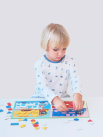 Машинки, магнитная игра-мозаика