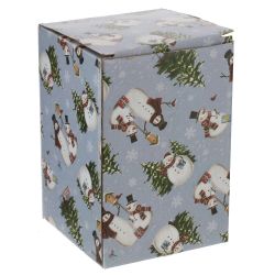 GAEM Ёмкость для сыпучих продуктов "Новогодний подарок",,, 850 мл, L11,5 W11,5 H17 см