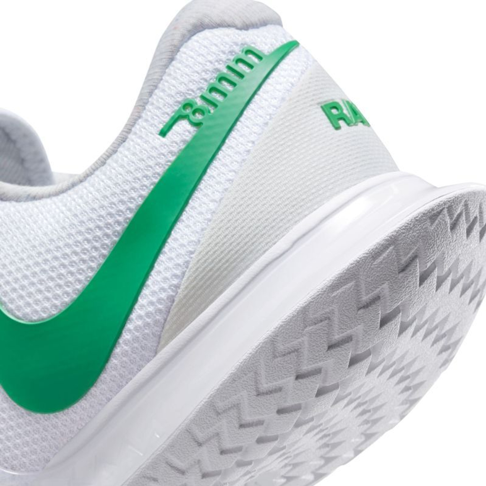 Мужские кроссовки теннисные Nike Zoom Vapor Cage 4 Rafa - white/kelly green