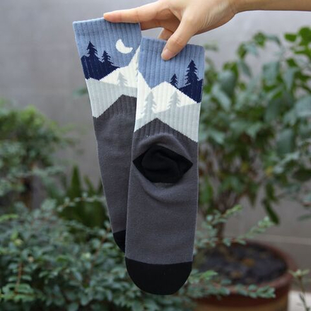 Носки р.35-40 "Mountains" Серые