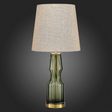 SL1005.904.01 Прикроватная лампа ST-Luce Оливковый, Латунь/Серый E27 1*40W SAYA