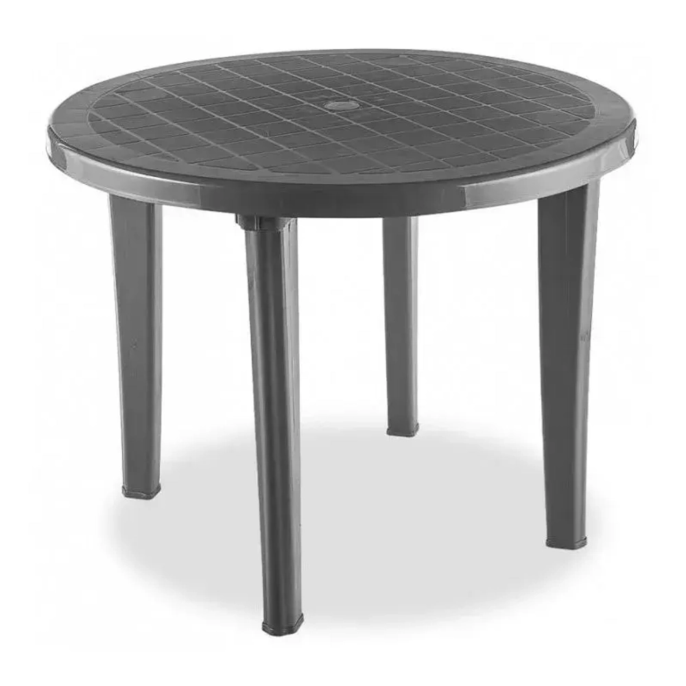 Стол круглый серый 950х740мм