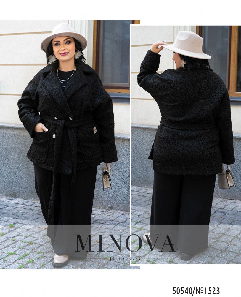 Кардиган 1523-черный Minova