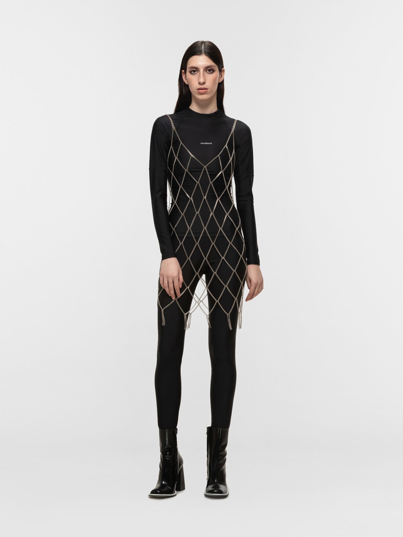 ПЛАТЬЕ КОМБИНАЦИЯ "FISHNET"