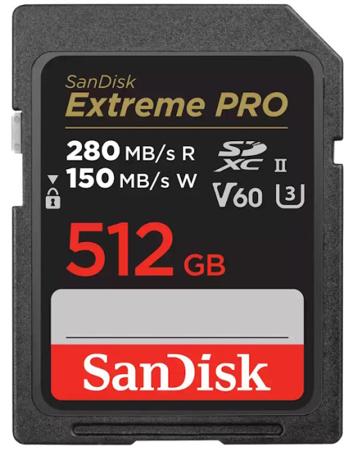 Карта памяти SDXC 512Gb SanDisk SDSDXEP-512G-GN4IN
