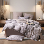 КПБ Сатин Премиум на резинке CPAR054, Евро, 4 наволочки, простынь 180*200*30