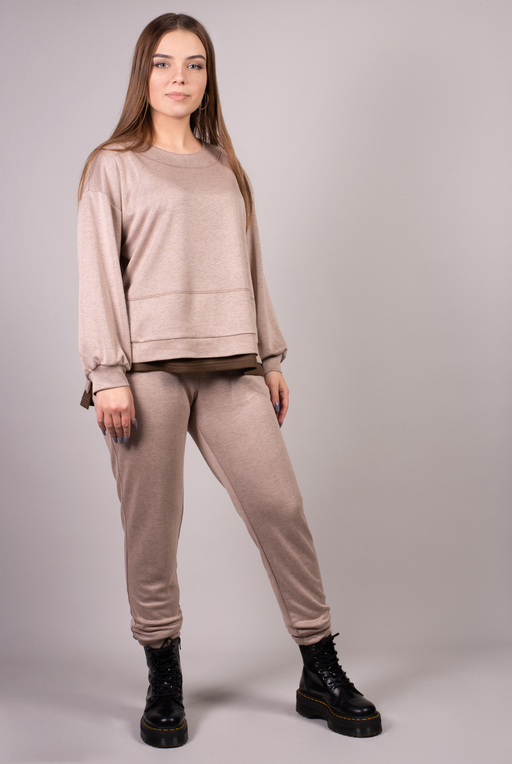 Трикотажный костюм 3010АПА, орех #159Ор223010АП