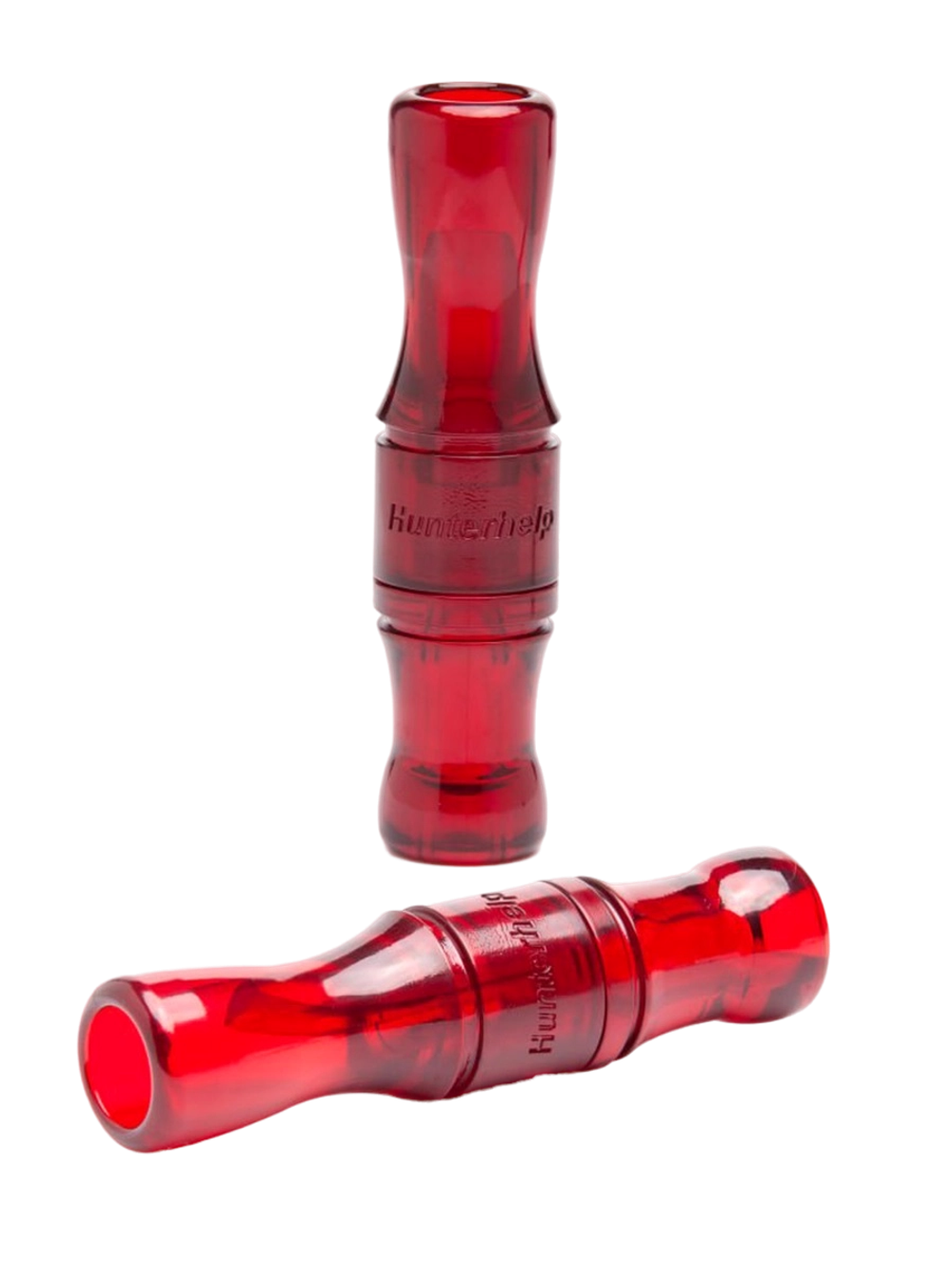 Духовой манок на утку Hunterhelp двухязычковый, серия Утиный Профессор (бочка)