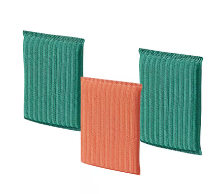 ПЕППРИГ PEPPRIG Губки для мытья посуды, набор 3 шт