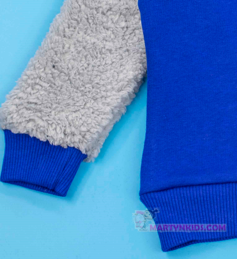 теплый костюм-тройка Крокодильчик начес 4811