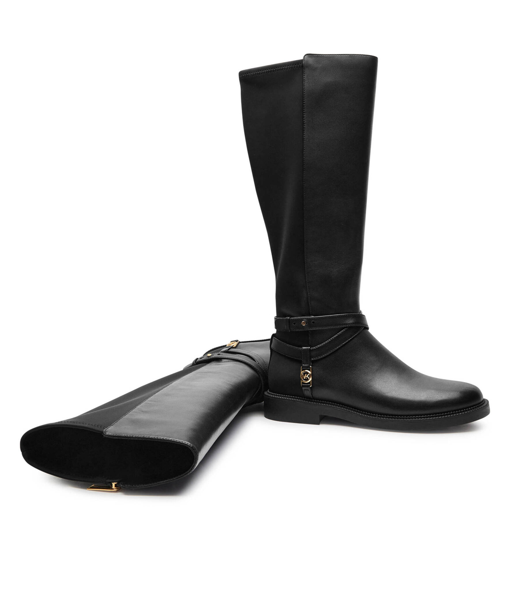 Кожаные сапоги-казаки ABIGAIL Michael Kors - черный(40F4ABMB6L)