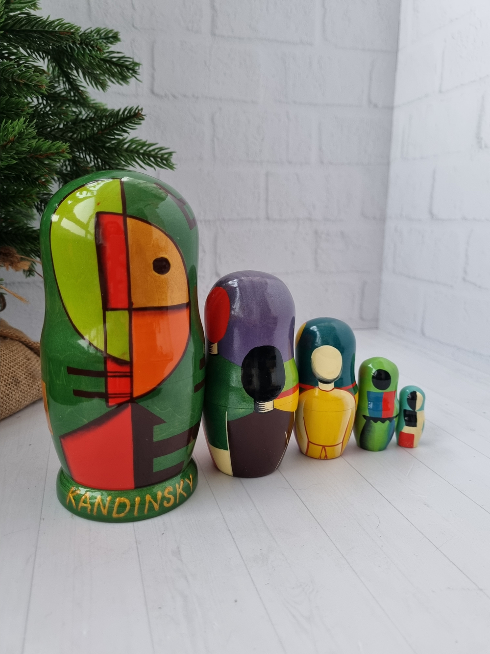Матрёшка 5м 15см Малевич-Кандинский