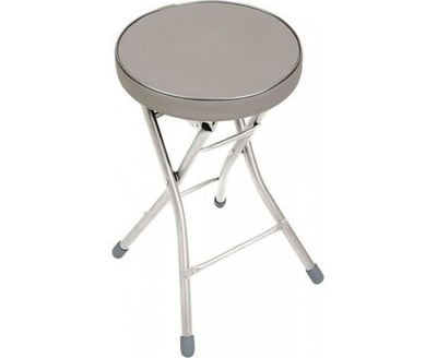 Табурет для кухни складной Мебель для дома Табуретка кухонная и для прихожей мягкая Nika Ника Серый АРТ ТБСК1/4